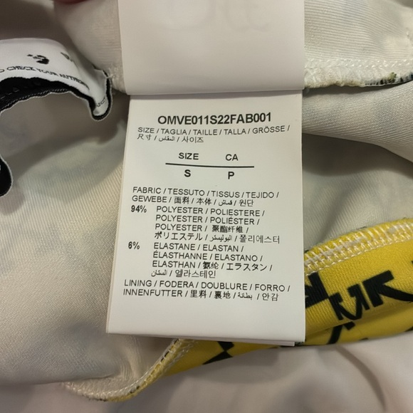 OFF-WHITE Athleisure Monogram Hoodie Blue/Green/Yellow Size S - Picture 11 of 16